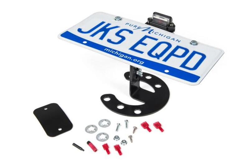 JKS Manufacturing Jeep JK/TJ/YJ Spare Tire License Plate Mount